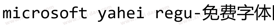 microsoft yahei regu字体转换